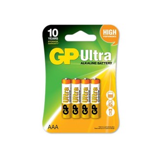GP Ultra Alkaline AAA Battery (4pcs/pkt)