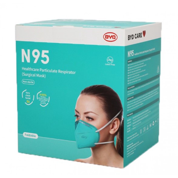 Temasek Foundation BYD Care N95 25 Particulate Respirator Surgical Face ...