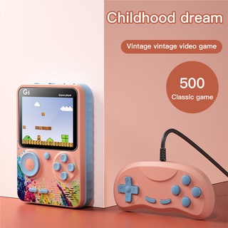 ✨Ready stock✨  G5 handheld game console 500 in 1 nostalgic game console color screen retro toy colorful color handheld G5