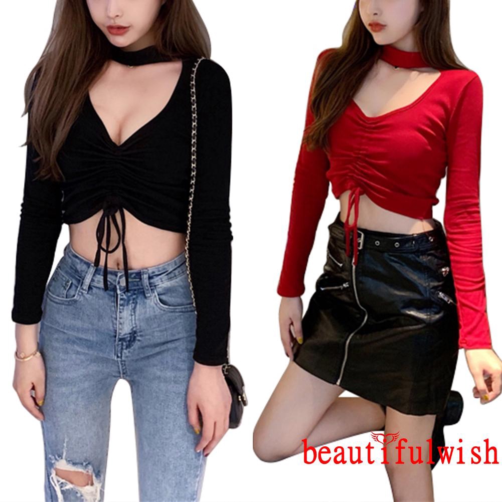 cut out choker top