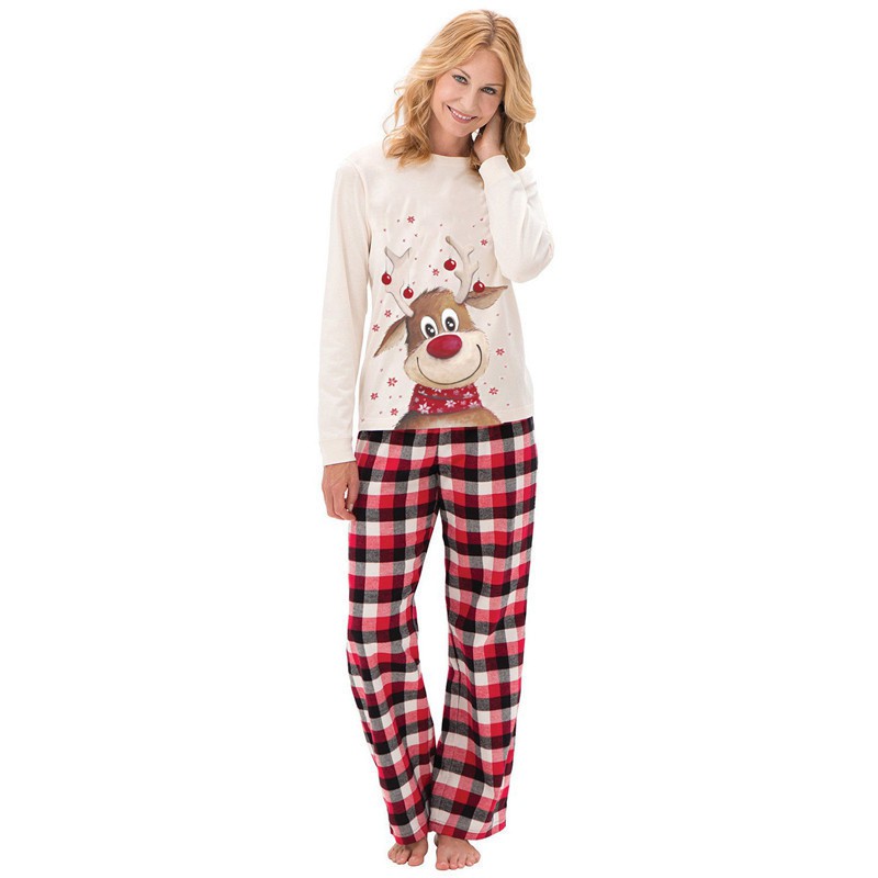 2021 Family Christmas Pajamas Set Pyjamas Set Deer Print Adult Kids Matching Clothes Baby Romper Puppy Dog Christmas Outfit Xmas Family Sleepwear… – >>> top1shop >>> shopee.sg
