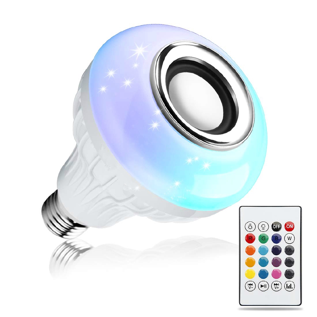 LED Music Light Bulb Bluetooth Speaker 