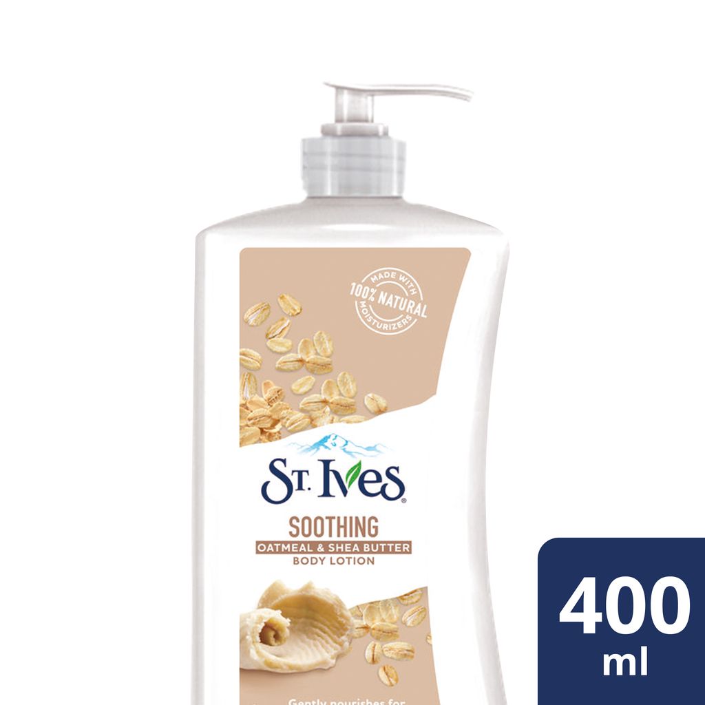 ST IVES BODY LOTION OATMEAL & SHEA BUTTER 400ML | Shopee Singapore