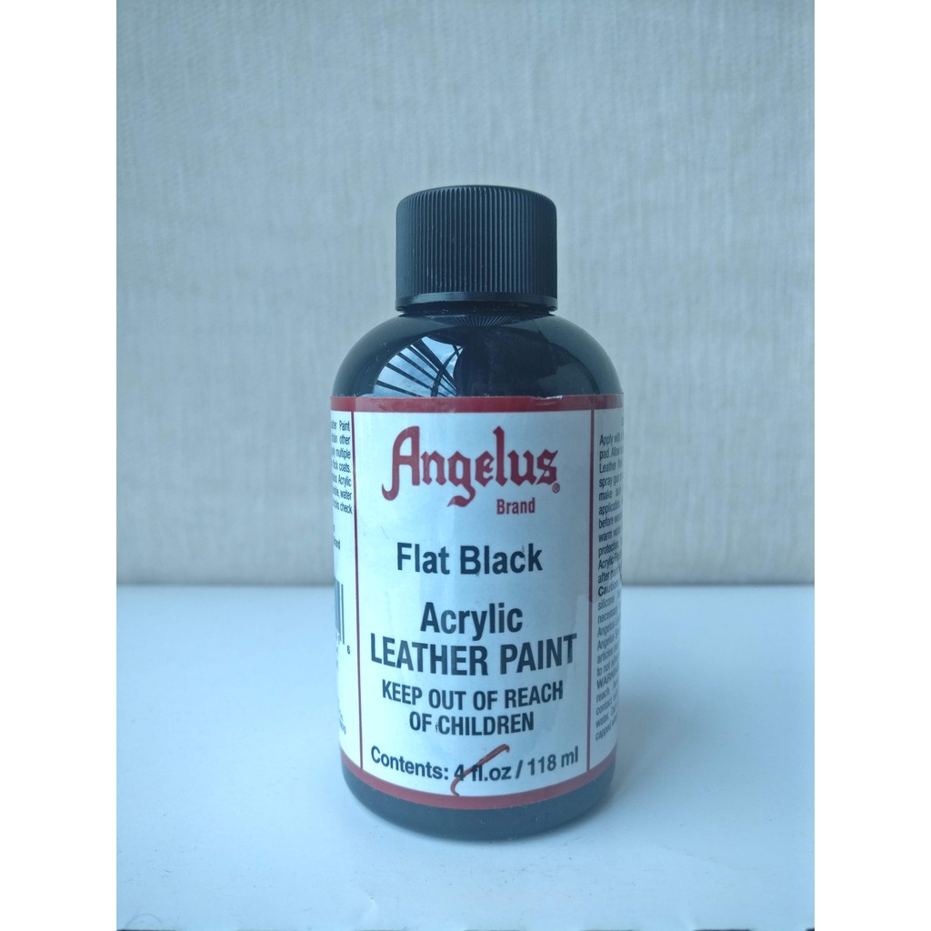 flat black angelus paint