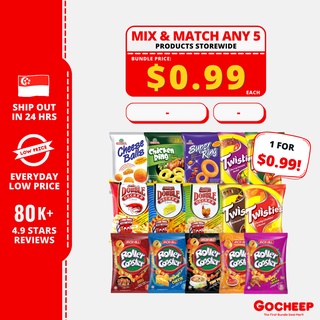 🔥$0.99 PER PACK!🔥Super Ring Roller Coaster Twisties Milton Cheezel Double Decker Milo GoCHEEP