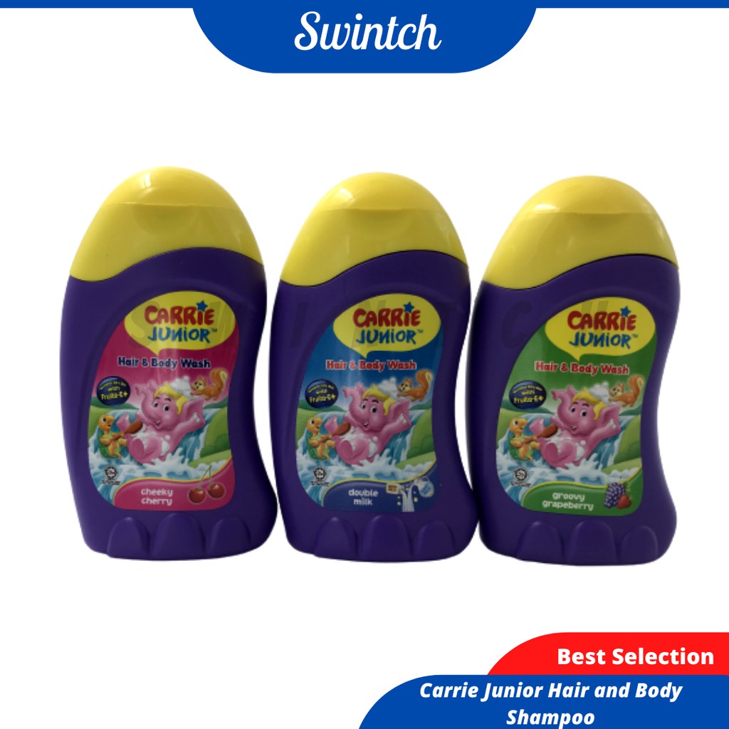 Carrie Junior 2 In 1 Baby Hair And Body Wash Baby Shampoo Sabun Kanak Kanak Carrier Junior Hair Body Wash 90ml Shopee Singapore