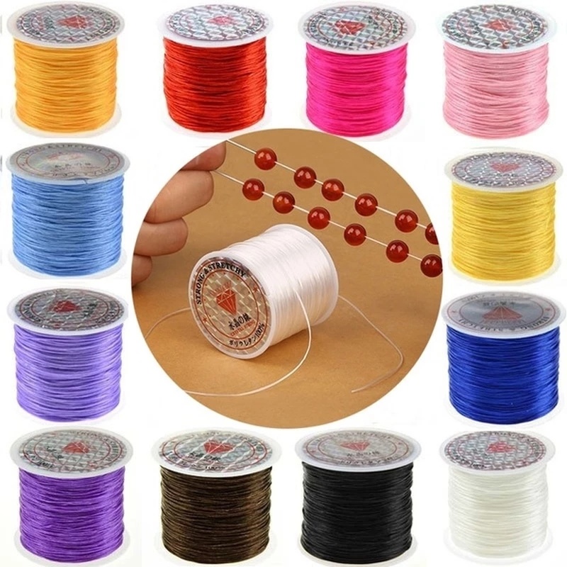 50M Strong Stretchy Elastic Crystal Thread Cord String for Bracelet Beading DIY