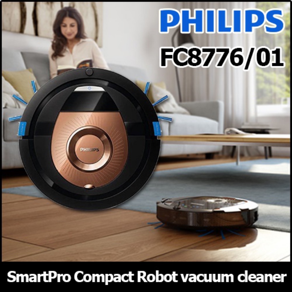 Smartpro Compact Robot Vacuum Cleaner Fc8776 01 Philips