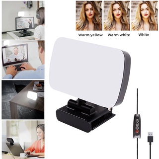 5600K+/-200 Zoom Call Lighting Computer Laptop Video Conferencing Self Broadcasting and Live Streaming Video Conference Lighting Kit Zoom Lighting for Computer Laptop Light with Clip 