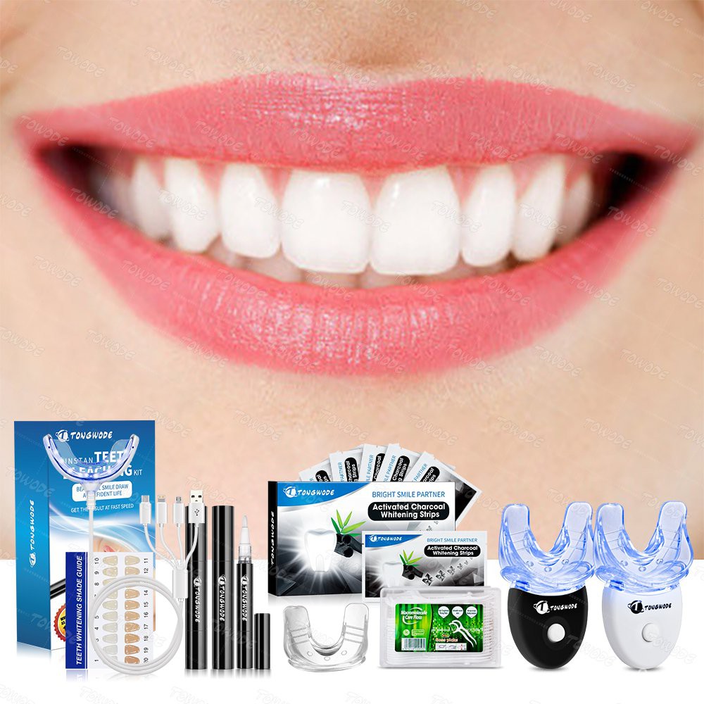 Diy Dental Bleaching Teeth Whitening Kit Portable Smart Professional With Led Light Home Use Tools Care Clean Machi Sho Singapore