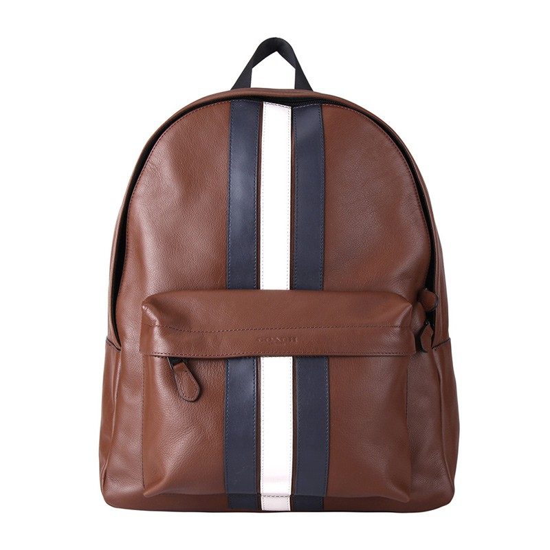 coach mens leather backpack