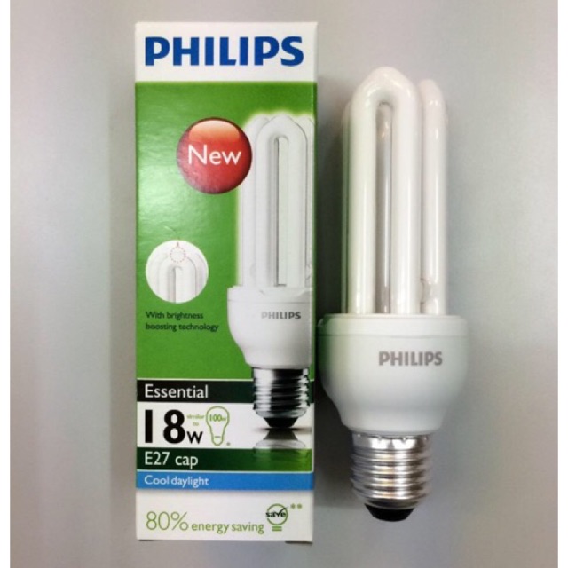 Shop Malaysia 4pcs X Philips Original 18w E27 Cap Essential 3u Bulb Cool Daylight Warm White Shopee Singapore