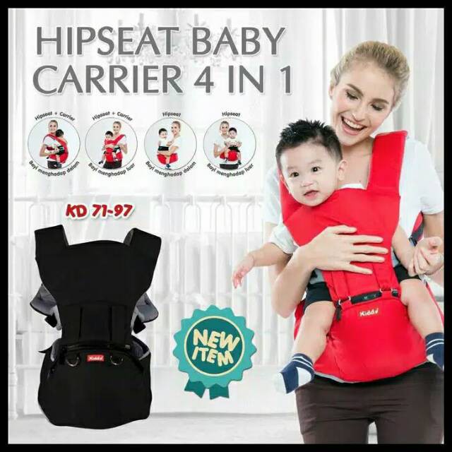 kiddy hipseat baby carrier 4 in 1