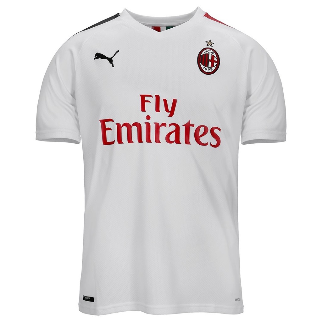 2019 2020 Top Quality Ac Milan Jersey Away Football Jersey Mens Football Shirt White Soccer Jersey Shopee Singapore