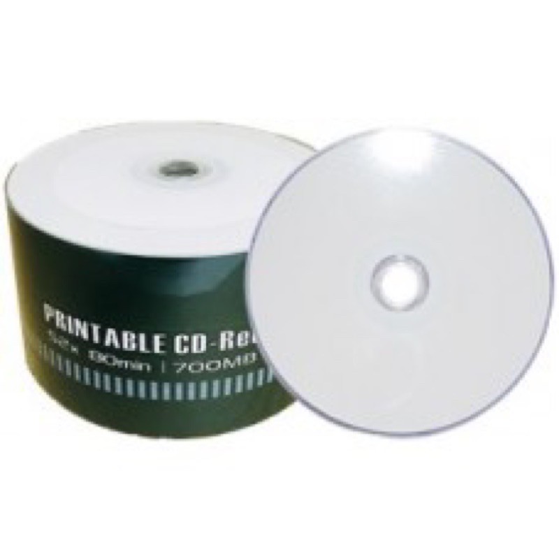 Inkjet Printable CDR Blank Disc Matte 52X 80min 700MB 50pcs/spindle