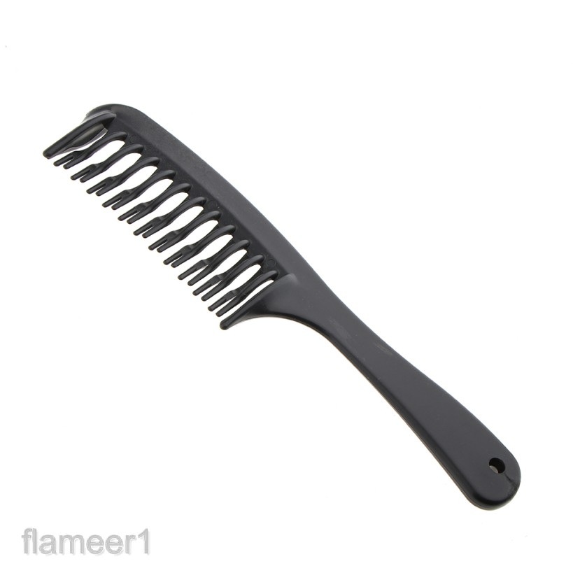 Double Teeth Anti Static Hair Detangling Comb Barber Cut Hair