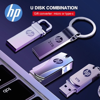  HP USB 3.0 2TB Pendrive Waterproof Metal USB Flash Drive High Speed Flash Disk Memory Stick -beautysecret
