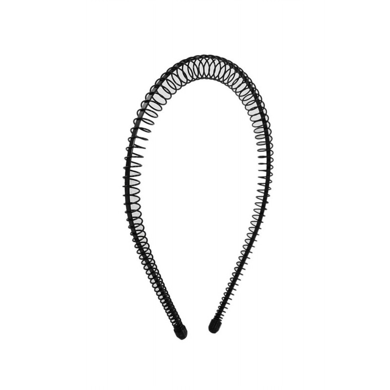 🌱Lady Hairdressing Black Flexible Spiral Metal Hair Band Hoop | Shopee ...
