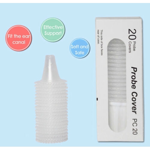 20pcs Ear thermometer protection head plastic Universal Braun Probe