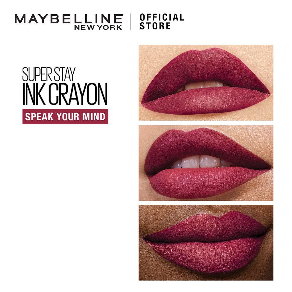 Maybelline Superstay Ink Crayon Matte Longwear Lipstick Shopee Singapore