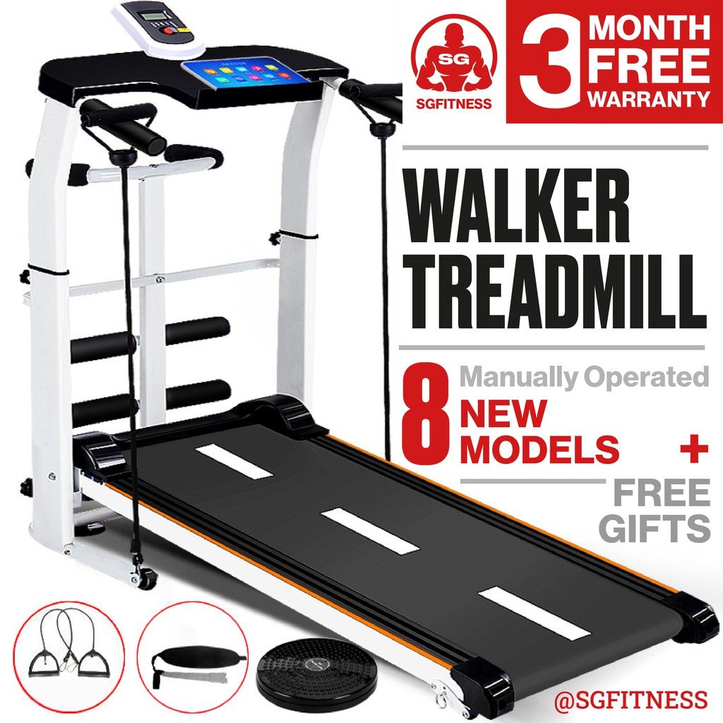 [Pre Order] Manual Home Gym Treadmill No power required Shopee Singapore