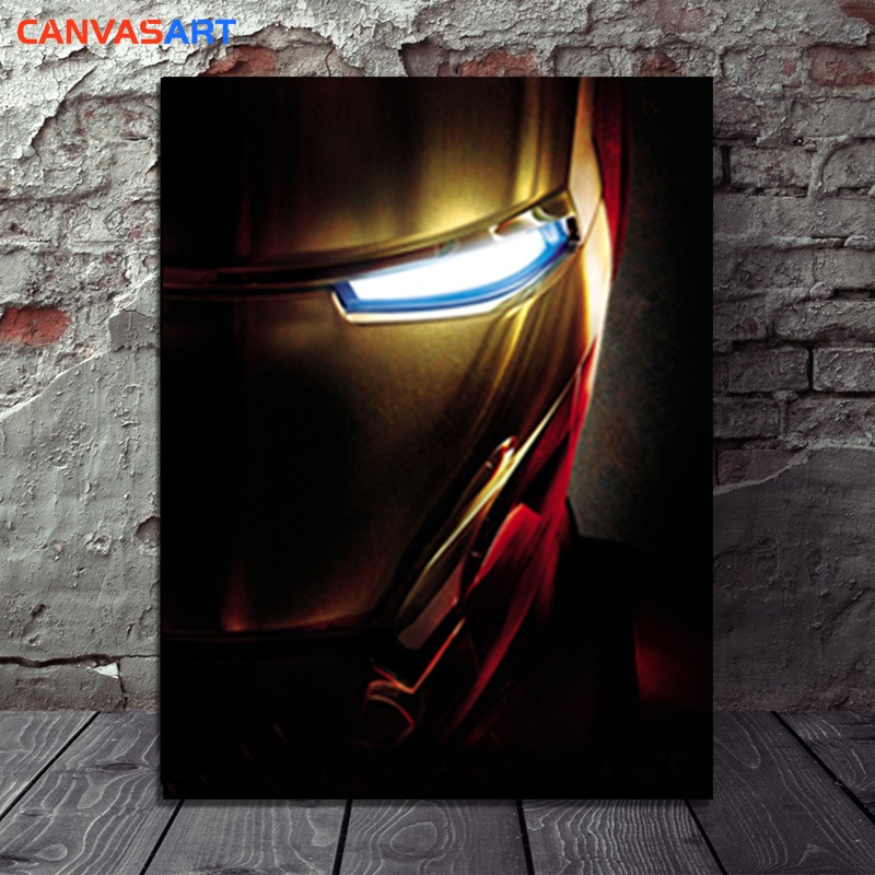 Iron Man Marvel Superhero Movie Wallpaper Hd Art Canvas Poster Bedroom  Living Room Dining Foyer Mural Study Stickers Home Decoration Painting |  Shopee Singapore