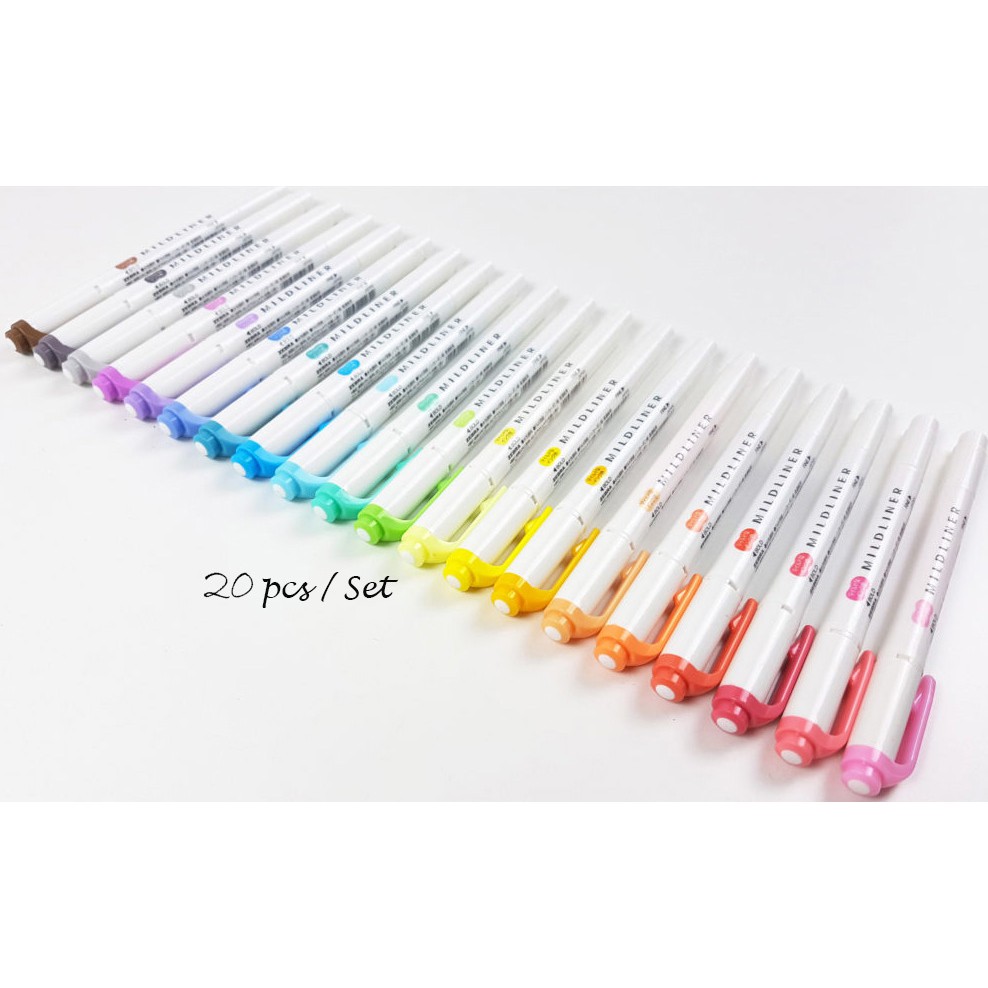 pc Zebra Mildliners Pastel Highlighter Made In Japan Self Collect Courier Shopee Singapore