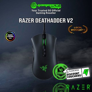 Razer Deathadder V2 Ergonomic Wired Gaming Mouse - RZ01-03210100-R3M1 (2Y)