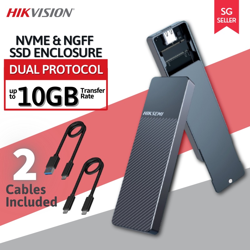 HikVision M.2 NVME SSD Enclosure/SSD Casing/SSD External Casing/NVME ...