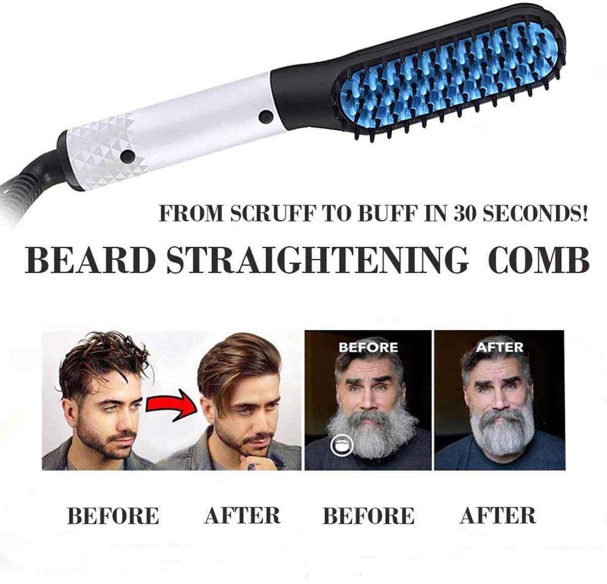 5 seconds beard straightener