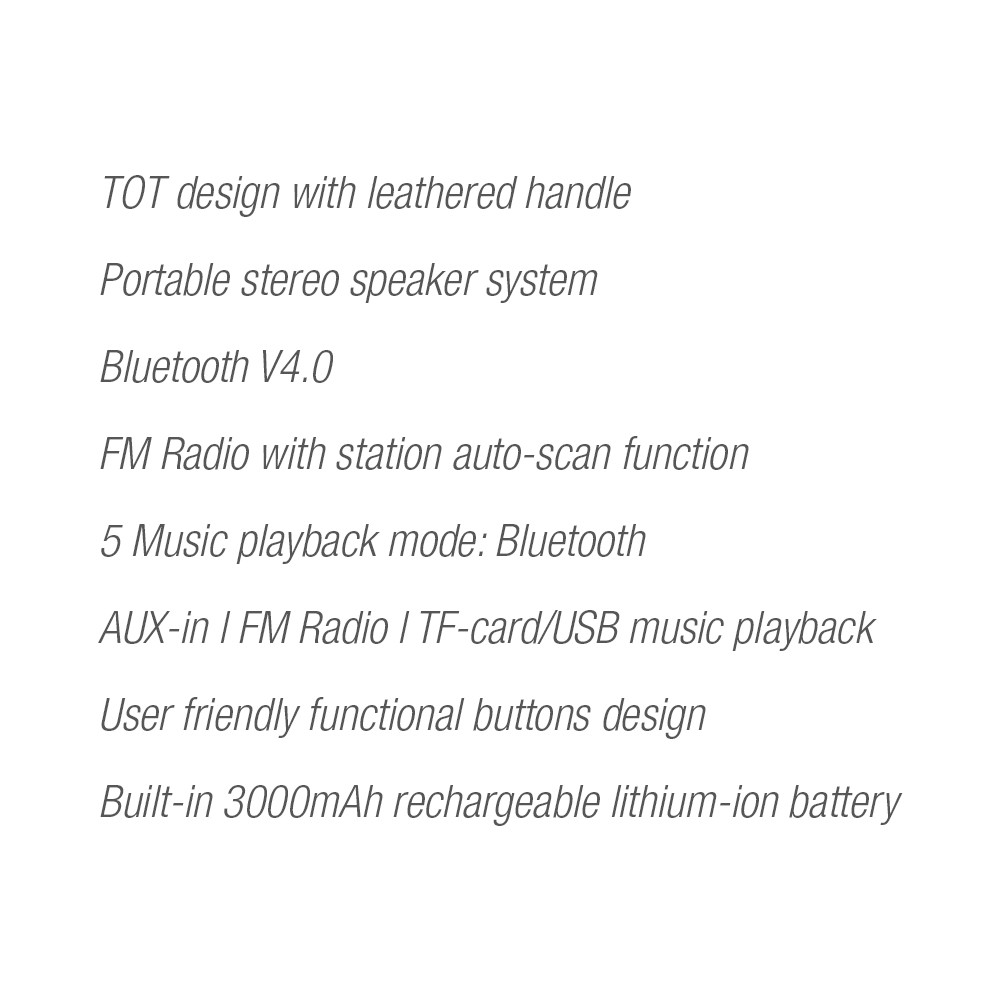 Elysium Tot Bluetooth Portable Fashion Stereo Speaker System For Smartphones Shopee Singapore