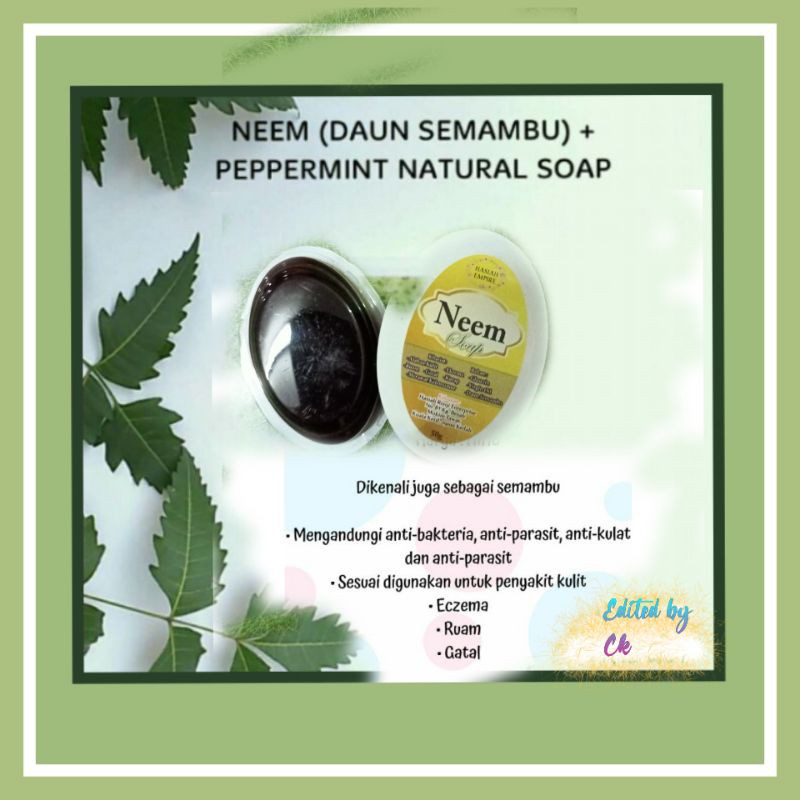 Neem Soap Semambu Homemade Shopee Singapore