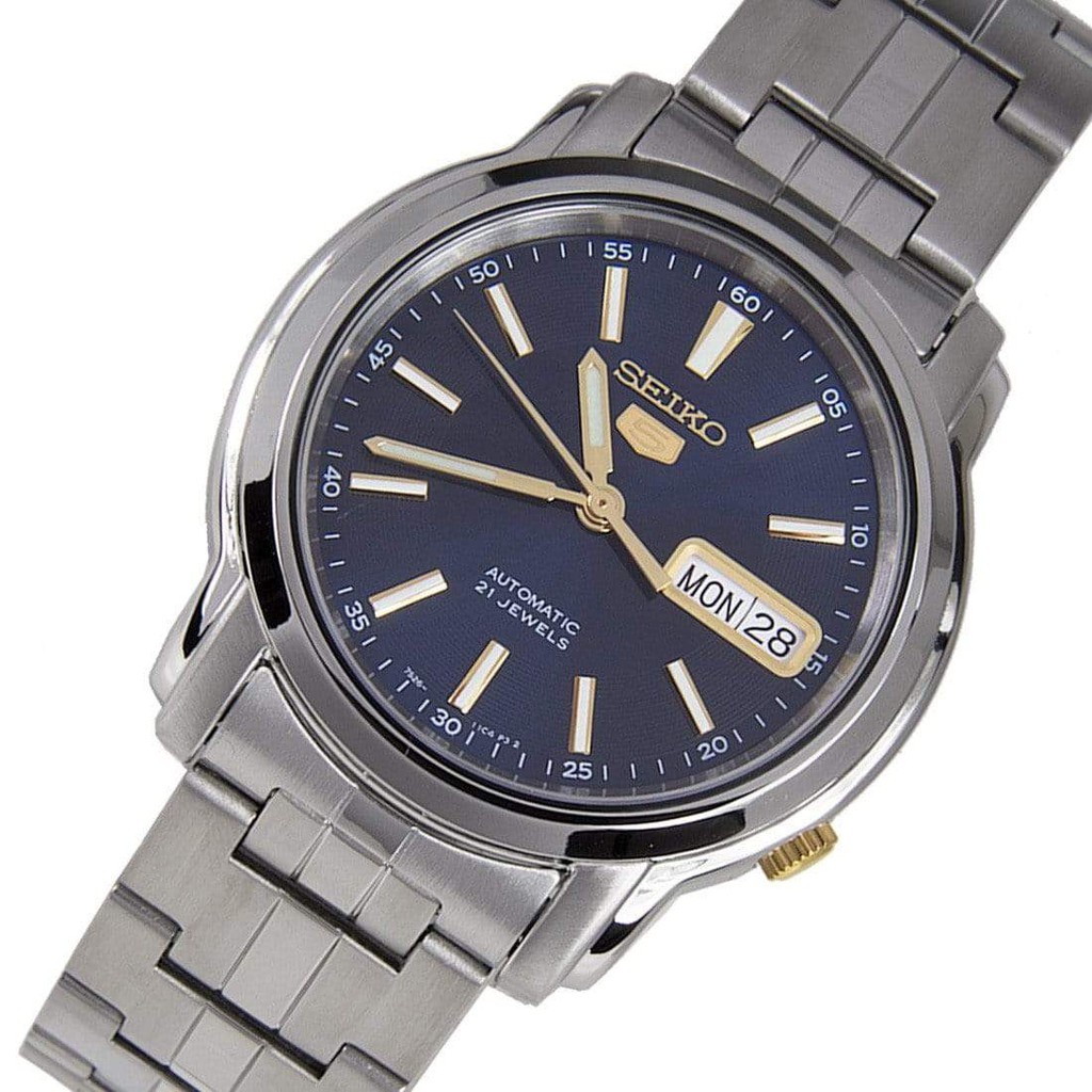 Time Cruze] Seiko 5 Automatic Stainless Steel Blue Dial Men Watch SNKL79  SNKL79K SNKL79K1 | Shopee Singapore