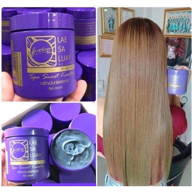 Bpom Lae Sa Luay Hair Spa Smooth Keratin / Hair Mask / Creambath / Hair  Treatment - 250 ml | Shopee Singapore