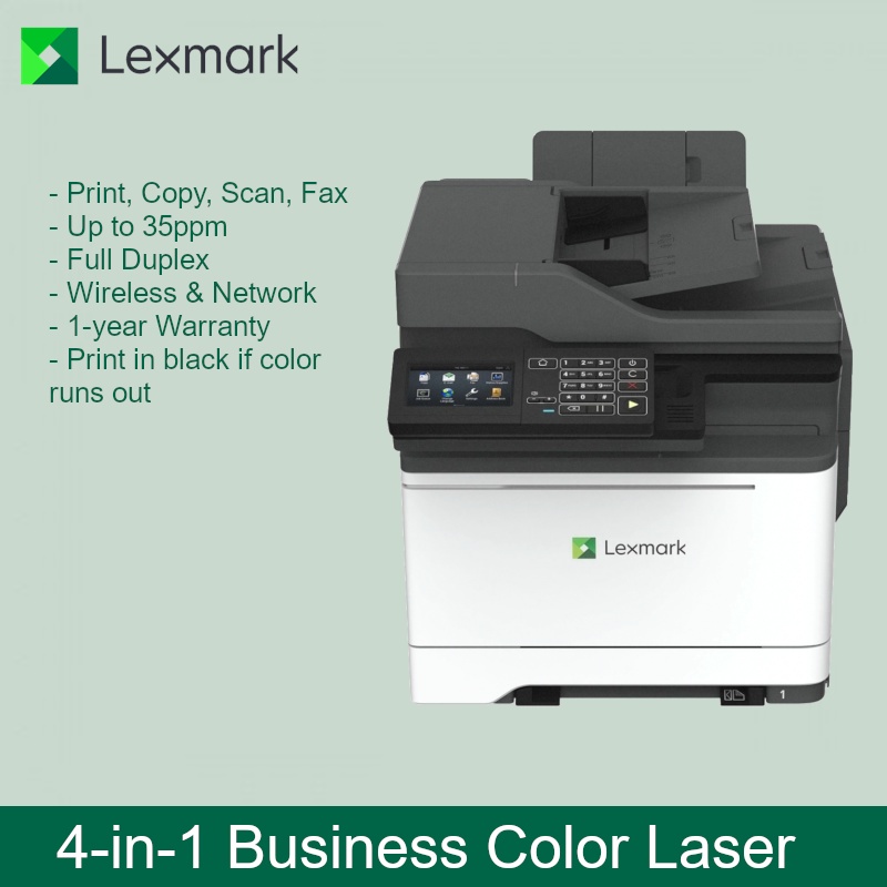 Lexmark MC2535adwe 4-in-1 Color Laser Multi-function Printer MC2535 ...