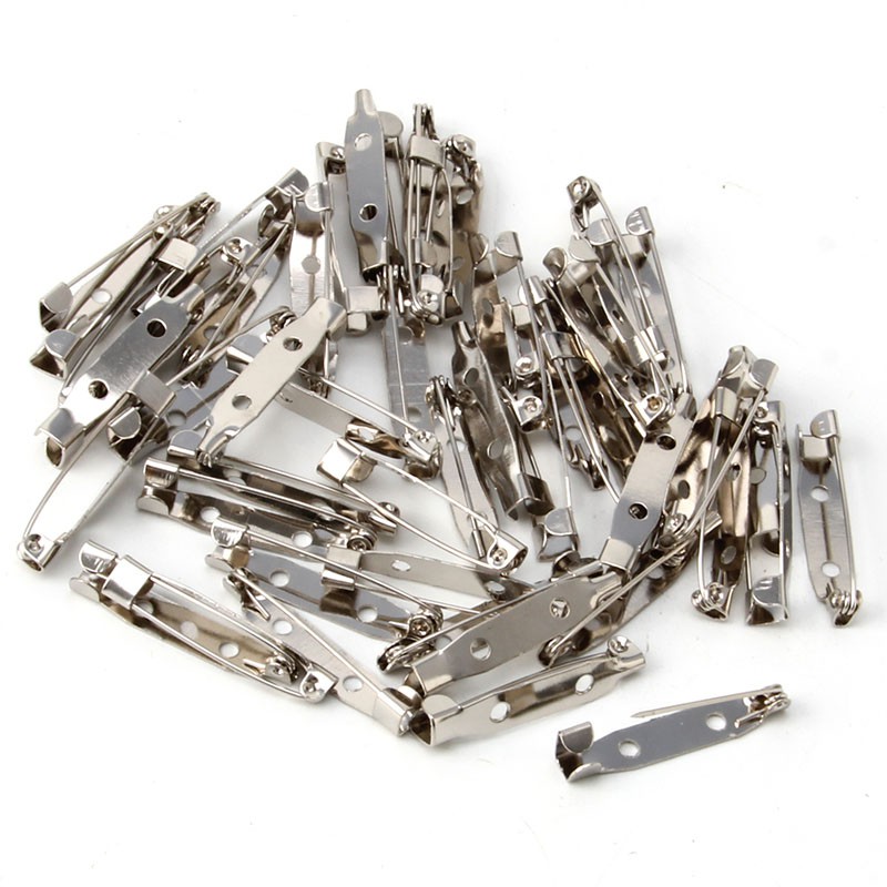 Image of  50PCS Brooch Clip Base Pins Accessories Jewelry Decorative Ally 15 To 40mm #6
