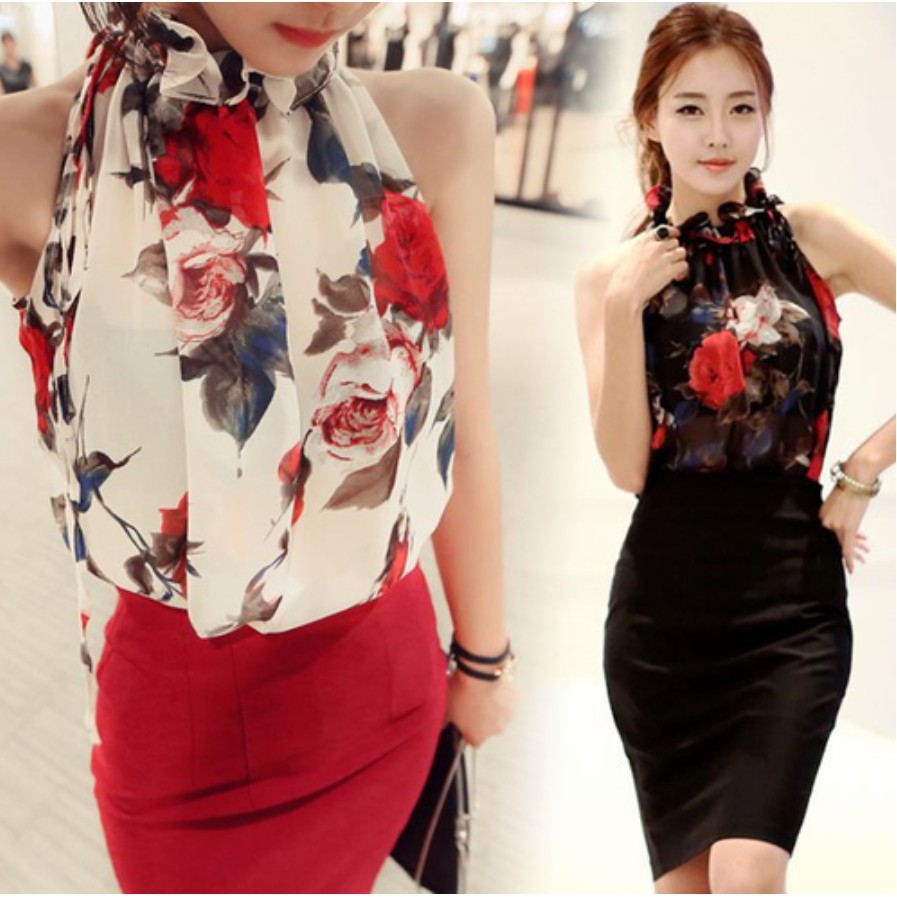 chiffon tops for skirts