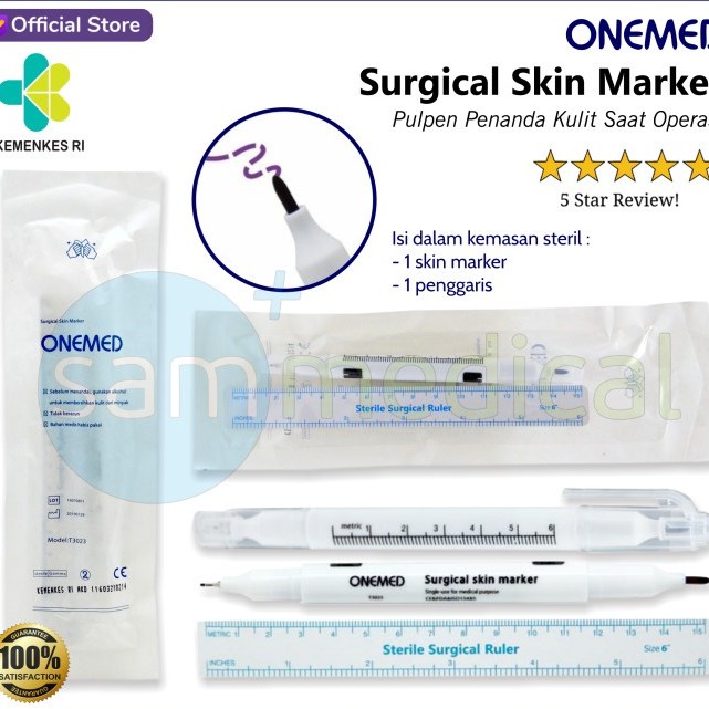 Onemed Surgical Skin Marker / Skin Marker Pen When Surgical Shopee