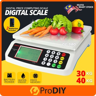 30kg / 40kg Digital Weight Scale Price Computing Food Meat Produce Auto Off Convenient Precise Save Power ( DY-580 )厨房秤 #5