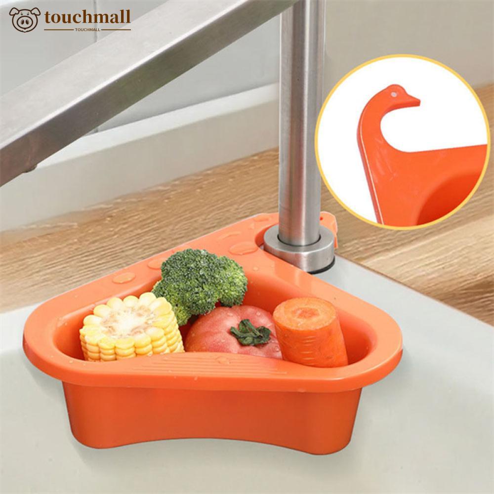 TOUCHMALL Multifunctional Swan Shape Sink Drain Basket Hanging Kitchen
