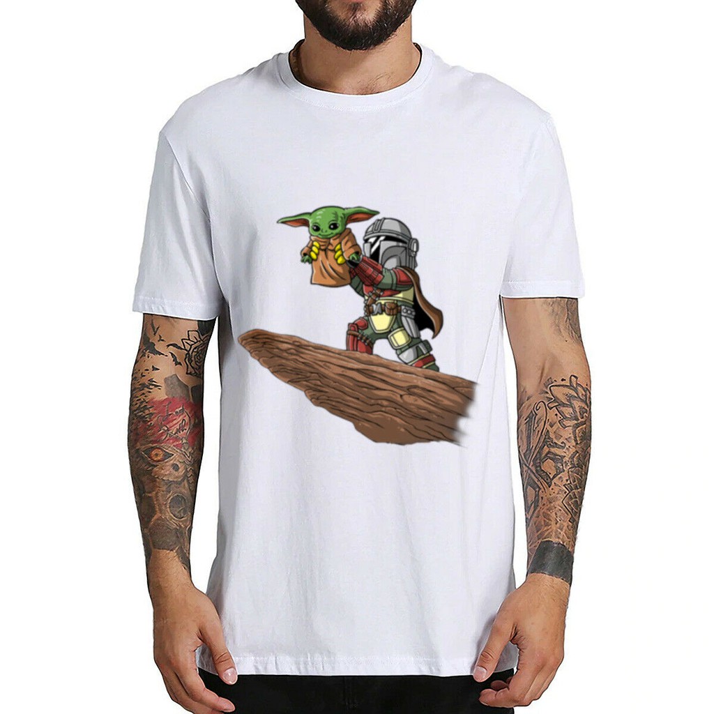 Cute Baby Yoda T-shirt Mandalorian Star Wars Fan Gift  Men's Hoodies Coat Xmas 