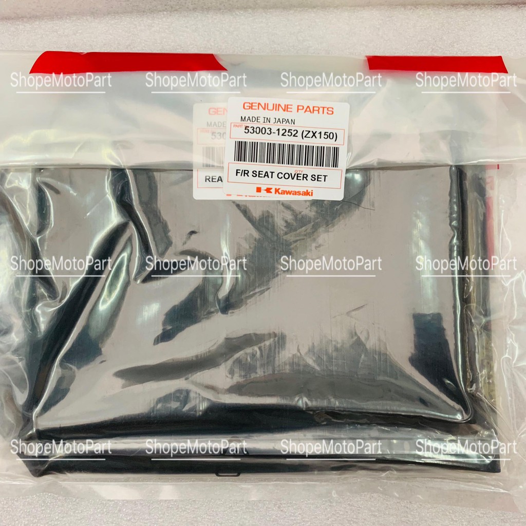 Shop Malaysia Front Rear Seat Cover Solid Leather Original Ori Kawasaki For Zx150 Zx 150 Zx 150 Zxr150 Krr Rr Ninja Double R Genuine Shopee Singapore