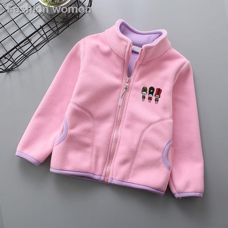 JiAmy Baby Kids Fleece Jackets Polar Coats Cartoon Outterwear Spring Autumn Outfits for 1-6 Years JiAmy Baby Kids Fleece Jackets Polar Coats Cartoon Outterwear Spring Autumn Outfits for 1-6 Years