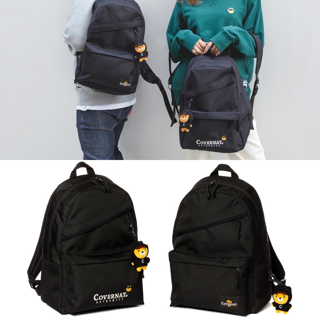 COVERNAT X KAKAO FRIENDS Day Backpack Body Black Bag | Shopee Singapore