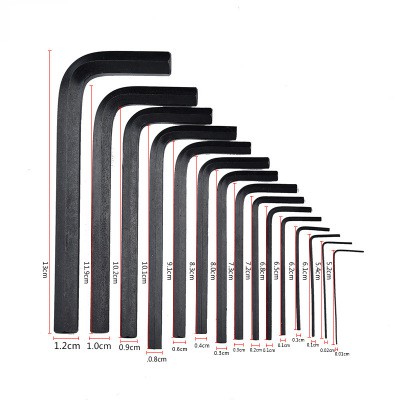 hex wrench sizes
