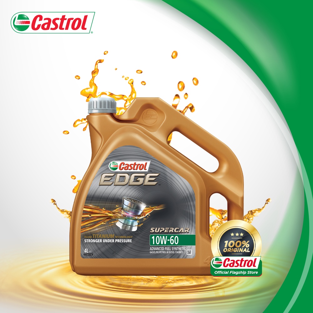Castrol EDGE 10W-60 SN Engine Oils (4L) | Shopee Singapore