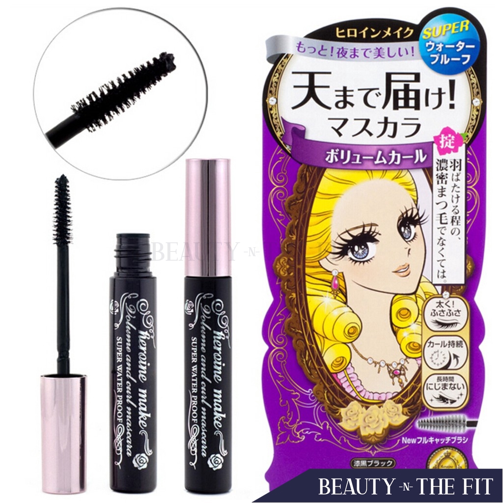 Kiss Me Heroine Make Volume & Curl Mascara Waterproof - Black | Shopee