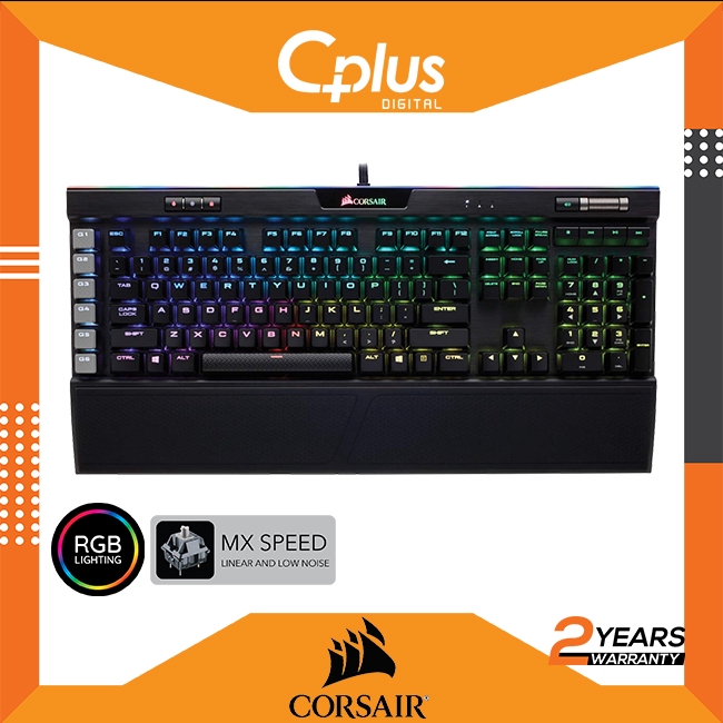 Corsair K95 Rgb Platinum Mechanical Gaming Keyboard 6x Programmable Macro Keys Shopee Singapore