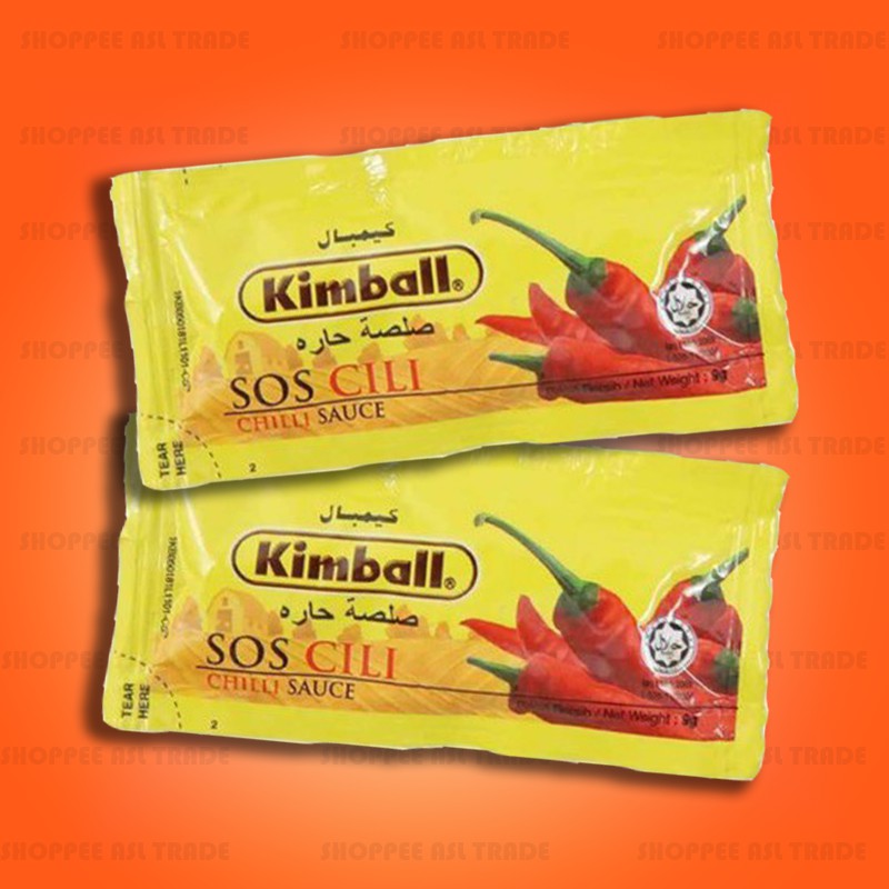 Shop Malaysia Ready Stock Cili Sos Kimball Sachet 9g Sauce Chilli Cili Sos Travel Berniaga Instant Food Snack Keropok Kerepek Shopee Singapore