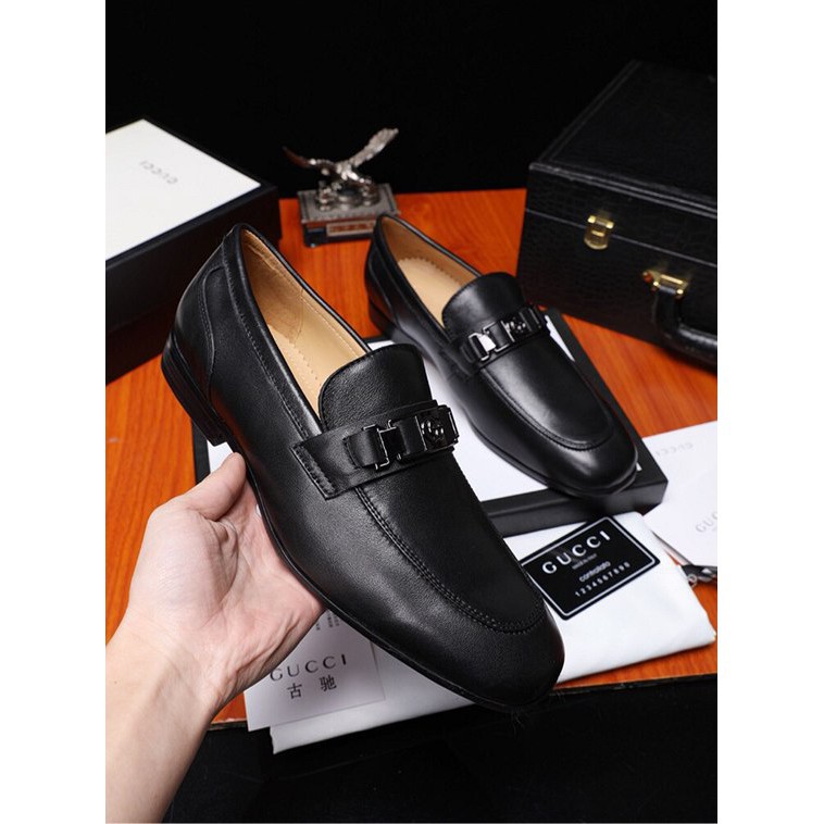 gucci mens leather shoes